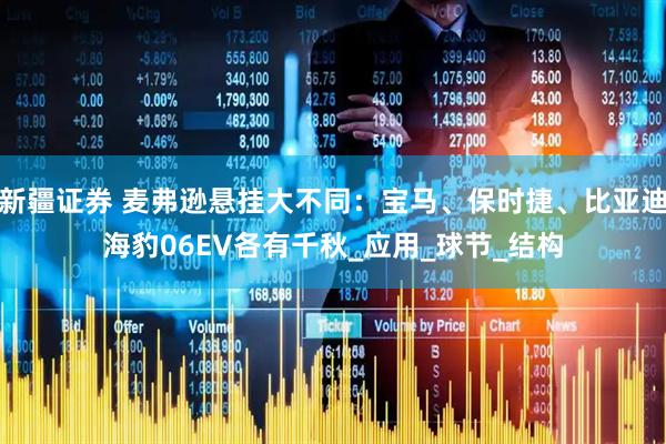 新疆证券 麦弗逊悬挂大不同：宝马、保时捷、比亚迪海豹06EV各有千秋_应用_球节_结构