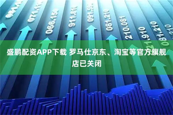 盛鹏配资APP下载 罗马仕京东、淘宝等官方旗舰店已关闭
